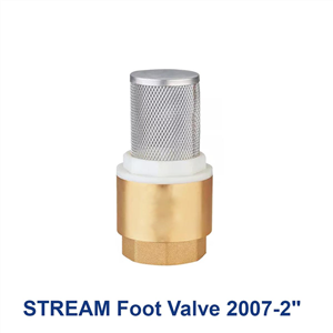 سوپاپ برنجی 2 اینچ استریم مدل ″STREAM Foot Valve 2007 2