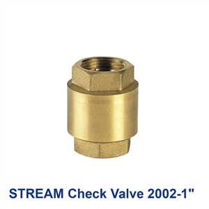 شیر یکطرفه خودکار برنجی 1 اینچ استریم مدل ″STREAM Check Valve 2002 1