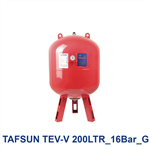 منبع تحت فشار 200 لیتری 16 بار درجه دار تفسان مدل TAFSUN TEV-V 200LTR-G