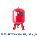 منبع تحت فشار 100 لیتری 16 بار درجه دار تفسان مدل TAFSUN TEV-V 100LTR-G
