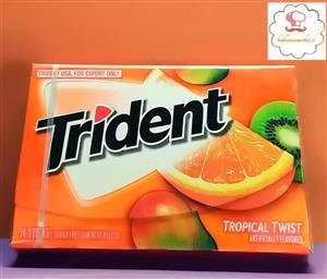 آدامس پرتقال کیوی تریدنتTrident