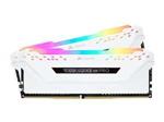 حافظه رم دسکتاپ کورسیر مدل CORSAIR Vengeance RGB Pro 16GB DDR4 3600Mhz Dual White 