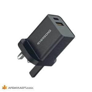 شارژر دیواری ریورسانگ مدل Safekub D6 AD28 توان 30 وات