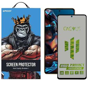 محافظ صفحه نمایش حریم شخصی اِپیکوی مدل Cactus-ESD-Privacy مناسب برای گوشی موبایل شیائومی Xiaomi Poco X5 Pro - Poco X5 - Poco X4 Pro 5G