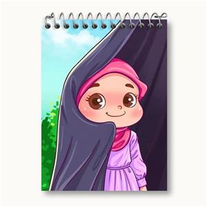 دفتر یادداشت دخترانه باحجاب کد 26015