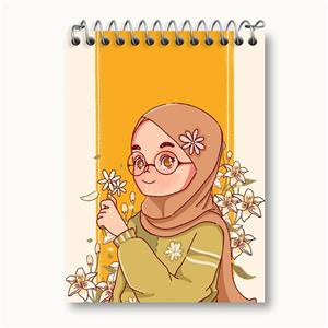 دفتر یادداشت دخترانه باحجاب کد 25989
