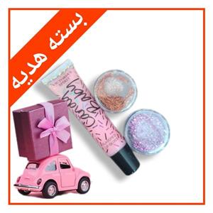 گلیتر پری دریایی مدل شنی به همراه برق لب ویکتوریا اسپریت مجموعه 3 عددی