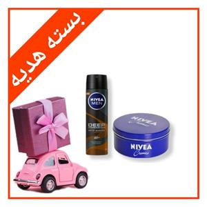 پک اقتصادی نیوآ کرم دست نیوآ به همراه اسپری مردانه نیوآ (Nivea ) مدل Deep espresso