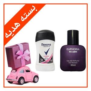مام زنانه رکسونا روسی به همراه ادکلن زنانه 35 میل اسکلاره Euphoria