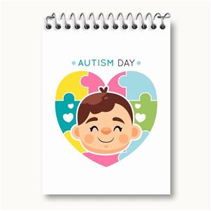 دفتر یادداشت اتیسم Autism کد 26750