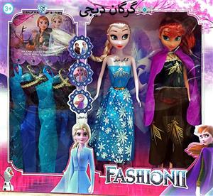 عروسک السا و انا همراه لباس