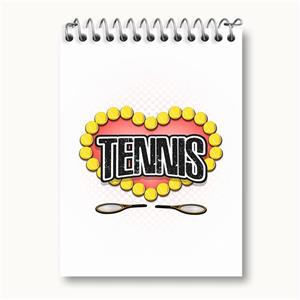 دفتر یادداشت تنیس Tennis کد 26623