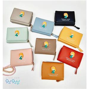 کیف پول دخترانه طرح دختر کد 75078 تک و عمده
