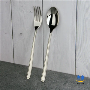 قاشق و چنگال SG – مدل کلاسیک – استیل براق