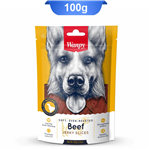 تشویقی سگ با طعم گوشت مدل نواری ونپی (Wanpy) در وزن 100 گرم