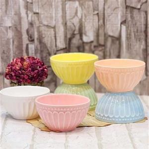 کاسه رنگی ۶ تایی کیفیت عالی و سرامیک