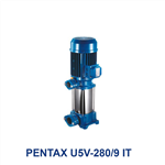 پمپ آب طبقاتی عمودی تک فاز پنتاکس مدل PENTAX U5V-280/9 IT