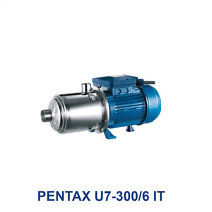 پمپ آب طبقاتی افقی تک فاز پنتاکس مدل PENTAX U7-300/6 IT