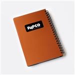 دفترچه یادداشت متالیک قهوه ای پاپکو (PAPCO)