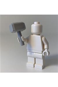 لگو لوازم جانبی اصلی Moc Minifigure Custom Grey Thor Mjolnir Hammer 1 Piece will be Sent MINIFIGUREUTENSIL75904LIGHTGRAY 