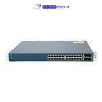 سویچ 24 پورت سیسکو استوک CISCO SWITCH WS-C3560E-24TD-L