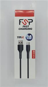 کابل شارژ USB به تایپ C اف اس پی مدل C-8