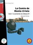 کتاب داستان ساده فرانسوی کنت مونت کریستو Le Comte de Monte Cristo Tome 1 Le prisonnier du chateau dlf B1