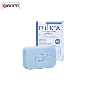 پن فولیکا مدل Cu-Zn مناسب پوست خیلی خشک و حساس 100 گرم Fulica Extra Rich Cu-Zn Soap