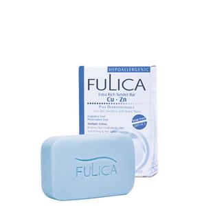 پن فولیکا مدل Cu-Zn مناسب پوست خیلی خشک و حساس 100 گرم Fulica Extra Rich Cu-Zn Soap