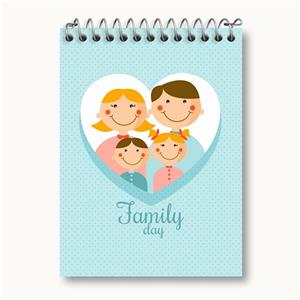 دفتر یادداشت خانواده شاد کد 29046