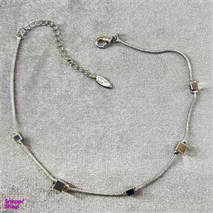 پابند زنانه وای اس ایکس مدل زنجیری پنج مکعب کد 4653263