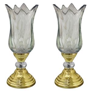 شمعدان مدل کلاسیک کد GL002 بسته 2 عددی