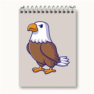 دفتر یادداشت حیوانات بامزه عقاب کد 29700 