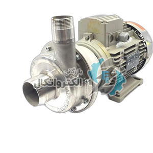 پمپ اسید(تیپ 120) شیمی پمپ کله استیل با 1.5 کیلووات (2 اسب)3000دور الکتروژن سه فاز (با نافی 22 بروکمن NBR)