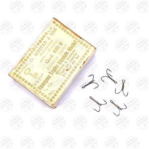 قلاب موستاد نیکل سایز ۹ بسته ۵ عددی MUSTAD Hameçons Triples Irlandais HOOKS 581B