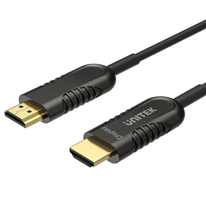 کابل HDMI یونیتک V2.0-4K مدل Y-C1035BK طول 70 متر (فیبر نوری) 