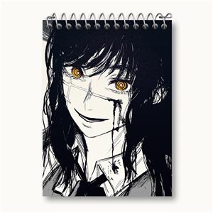 دفتر یادداشت میتاکا انیمه مرد اره ای Chainsaw Man