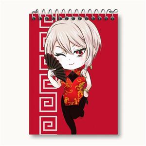 دفتر یادداشت الیس انیمه جنگ غذاها Food Wars