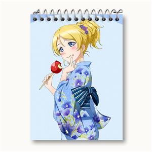 دفتر یادداشت الی ایاسه انیمه لاو لایو Love Live