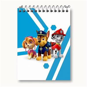 دفتر یادداشت چیس و مارشال اسکای سگ های نگهبان Paw Patrol 