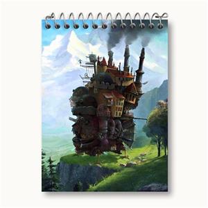 دفتر یادداشت قلعه متحرک هاول انیمه قلعه متحرک هاول