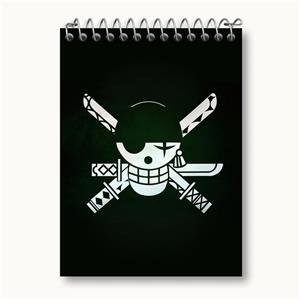 دفتر یادداشت علامت زورو انیمه وان پیس One Piece