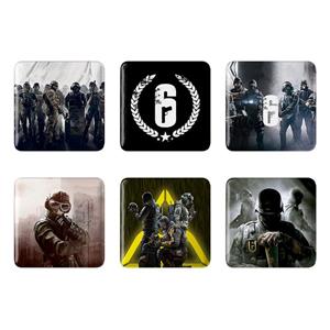 پیکسل مربعی رینبوسیکس (Rainbow Six)