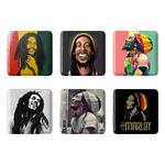 مگنت مربعی باب مارلی (Bob Marley)