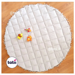 فرش کودک تاتی طرح گرد