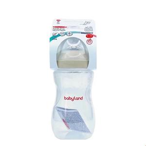 شیشه شیر طلقی pp  کولیک 260 میل بی بی لند ( طرح اونت ) کد babyland 204