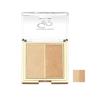 هایلایتر پودری دوتایی گلدن رز 102