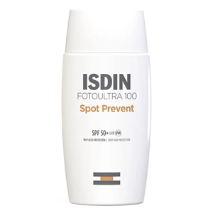 کرم ضد آفتاب بدون رنگ با SPF 50 اسپات پرونت مناسب انواع پوست ایزدین میل 