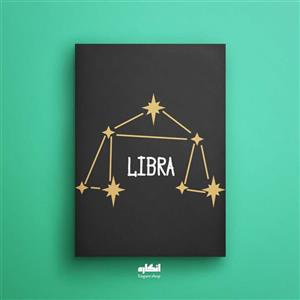 تابلو شاسی نماد ماه مهر Libra کد ENCZ119