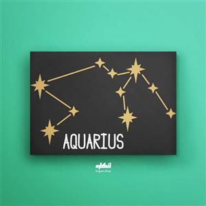 تابلو شاسی نماد ماه بهمن Aquarius کد ENCZ106